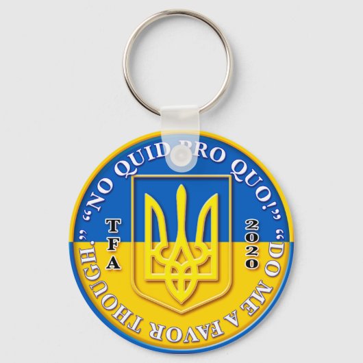 Porte-clés Porte - clé ukrainien "Quid Pro Quo" (Recto)
