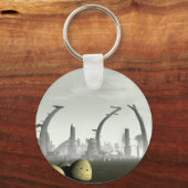 Porte-clés Porte - clé urbain Alien stylisé (Recto)