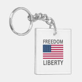 Porte-clés PORTE - CLÉ US Flag Freedom Liberty™ (Devant gauche)