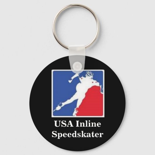 Porte-clés PORTE - CLÉ USA Inline Speedskater (Recto)