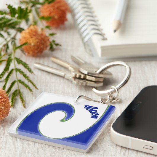 Porte-clés Porte - clé Vagues (Devant Droit)