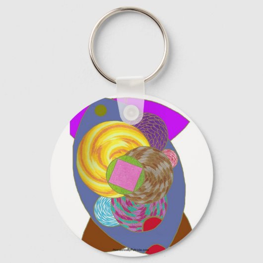 Porte-clés porte - clé "Véhicule Visionnaire" (Recto)