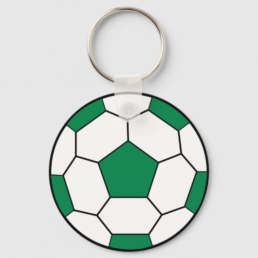 Porte-clés Porte - clé vert balle de football (Recto)