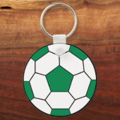 Porte-clés Porte - clé vert balle de football (Recto)