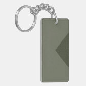 Porte-clés Porte - clé vert de la mousse d'accentuation de fl (Devant gauche)