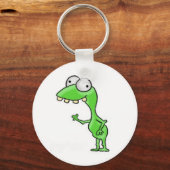 Porte-clés Porte - clé vert de monstre (Recto)