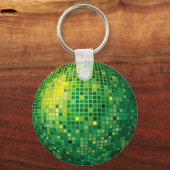 Porte-clés Porte - clé vert Disco Ball (Recto)
