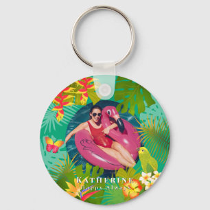 Porte-clés Porte - clé vert du paradis tropical