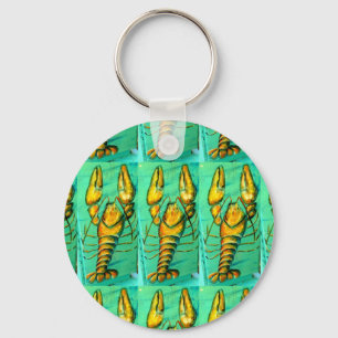 Porte-clés porte - clé vert homard principal