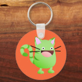 Porte-clés Porte - clé vert Kitty Bounce (Recto)