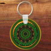 Porte-clés Porte - clé vert orange (Recto)