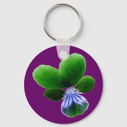 Porte-clés Porte - clé vert Pansy (Recto)