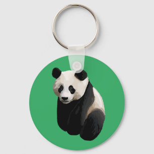 Porte-clés Porte - clé vert réaliste Panda