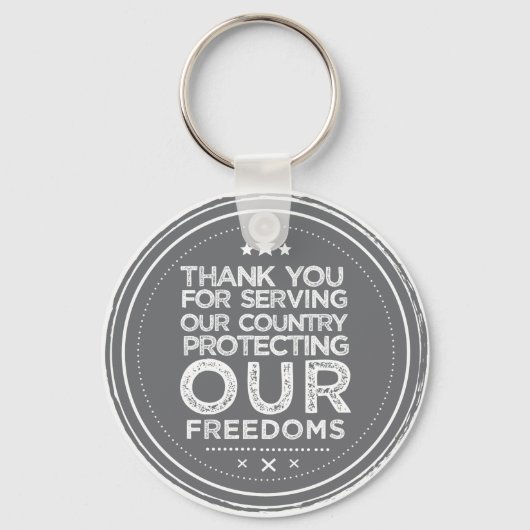 Porte-clés porte - clé vétéran (Recto)