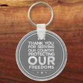 Porte-clés porte - clé vétéran (Recto)