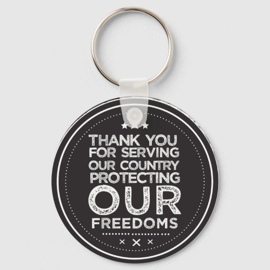 Porte-clés porte - clé vétéran (Recto)