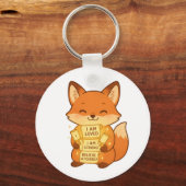 Porte-clés 🦊 Porte - clé 💌 - Vibes positives (Recto)