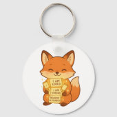 Porte-clés 🦊 Porte - clé 💌 - Vibes positives (Verso)