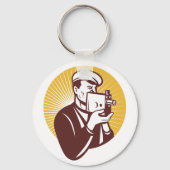 Porte-clés Porte - clé vintage Cameraman (Recto)