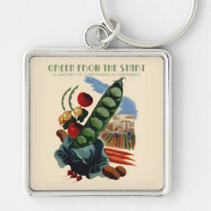 Porte-clés porte - clé vintage de ceinture de verdure