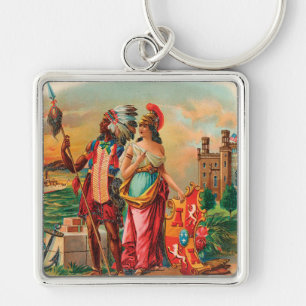 Porte-clés Porte - clé vintage d'étiquette de cigare