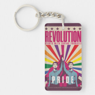 Porte-clés Porte - clé vintage Pride