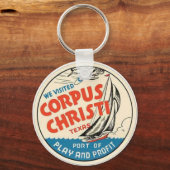 Porte-clés PORTE - CLÉ Vintage TEXAS (Recto)