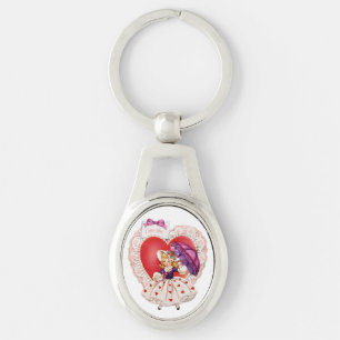 Porte-clés porte - clé vintage Valentine