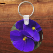 Porte-clés Porte - clé violet africain (Recto)