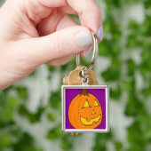 Porte-clés Porte - clé violet Jack o' Lantern (main)