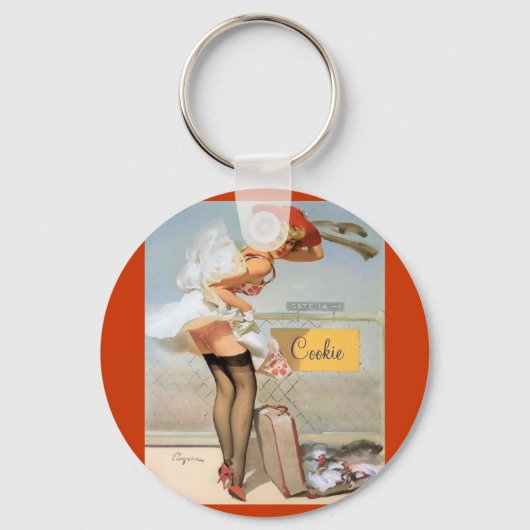 Porte-clés Porte - clé Voyager "Cookie" (Recto)