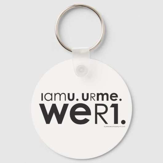 Porte-clés porte - clé weR1 (Recto)