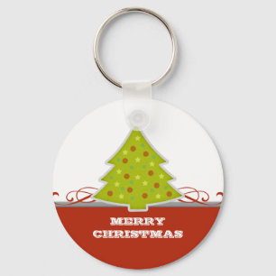 Porte-clés Porte - clé Whimsical Christmas Tree