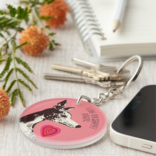 Porte-clés Porte - clé Whippet (Devant Droit)