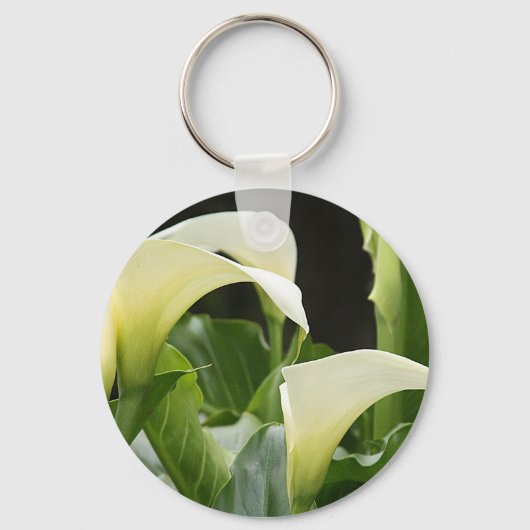 Porte-clés Porte - clé, "White Calla Lillies # 3159" (Recto)