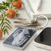 Porte-clés Porte - clé White Karmann Ghia (Devant droit)