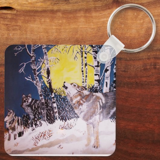 Porte-clés Porte - clé WOLF (Verso)