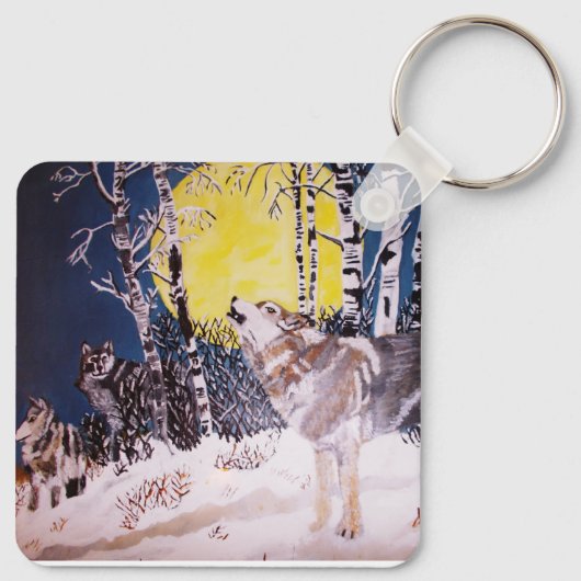 Porte-clés Porte - clé WOLF (Dos)