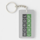 Porte-clés Porte - clé Wordle champ (Devant)