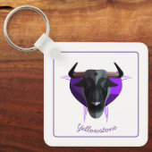 Porte-clés Porte - clé-Yellowstone Buffalo (Recto)