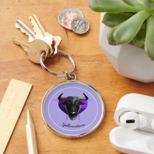 Porte-clés Porte - clé-Yellowstone Buffalo