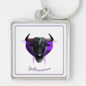 Porte-clés Porte - clé-Yellowstone Buffalo (Devant)