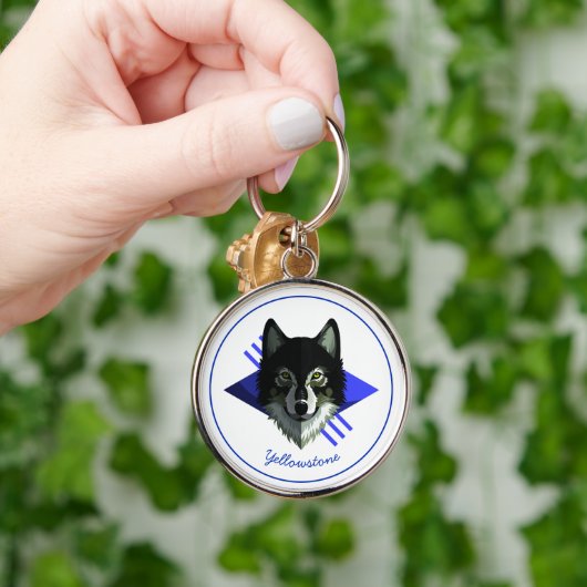 Porte-clés Porte - clé-Yellowstone Wolf (Main)