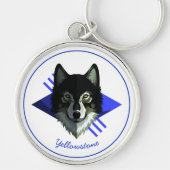 Porte-clés Porte - clé-Yellowstone Wolf (Devant)