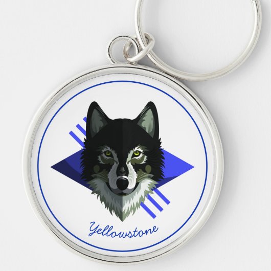 Porte-clés Porte - clé-Yellowstone Wolf (Devant)