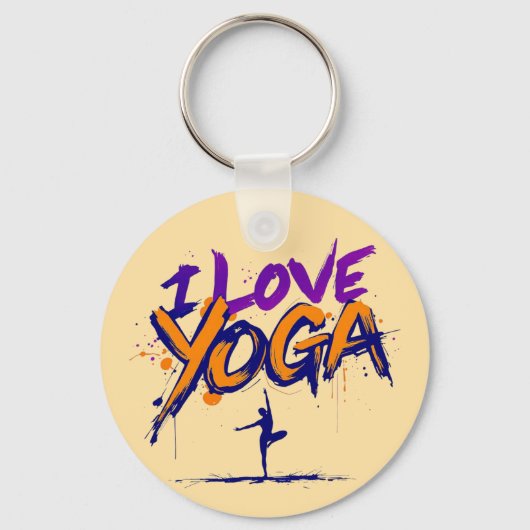 Porte-clés Porte - clé Yoga Bliss (Recto)