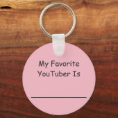 Porte-clés Porte - clé YouTuber (Recto)