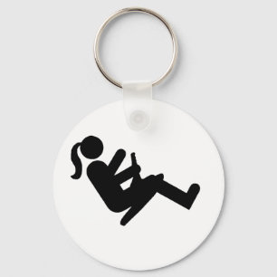 Porte-clés Porte - clé ZipflChick (noir)