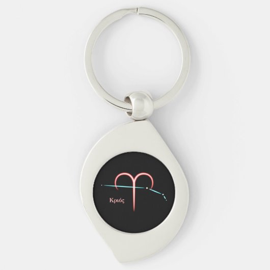Porte-clés Porte - clé Zodiac Constellation Aries (Devant)