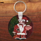 Porte-clés Porte - clé Zombie Père Noël (Recto)